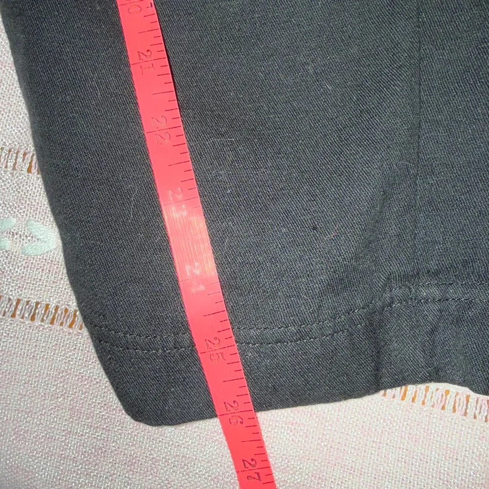 Zara Black Linen-Blend Drawstring Pants • Relaxed Fit • Size M 🖤
